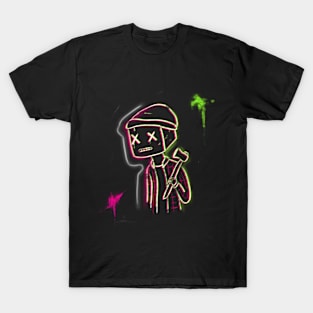 Neon Robot T-Shirt